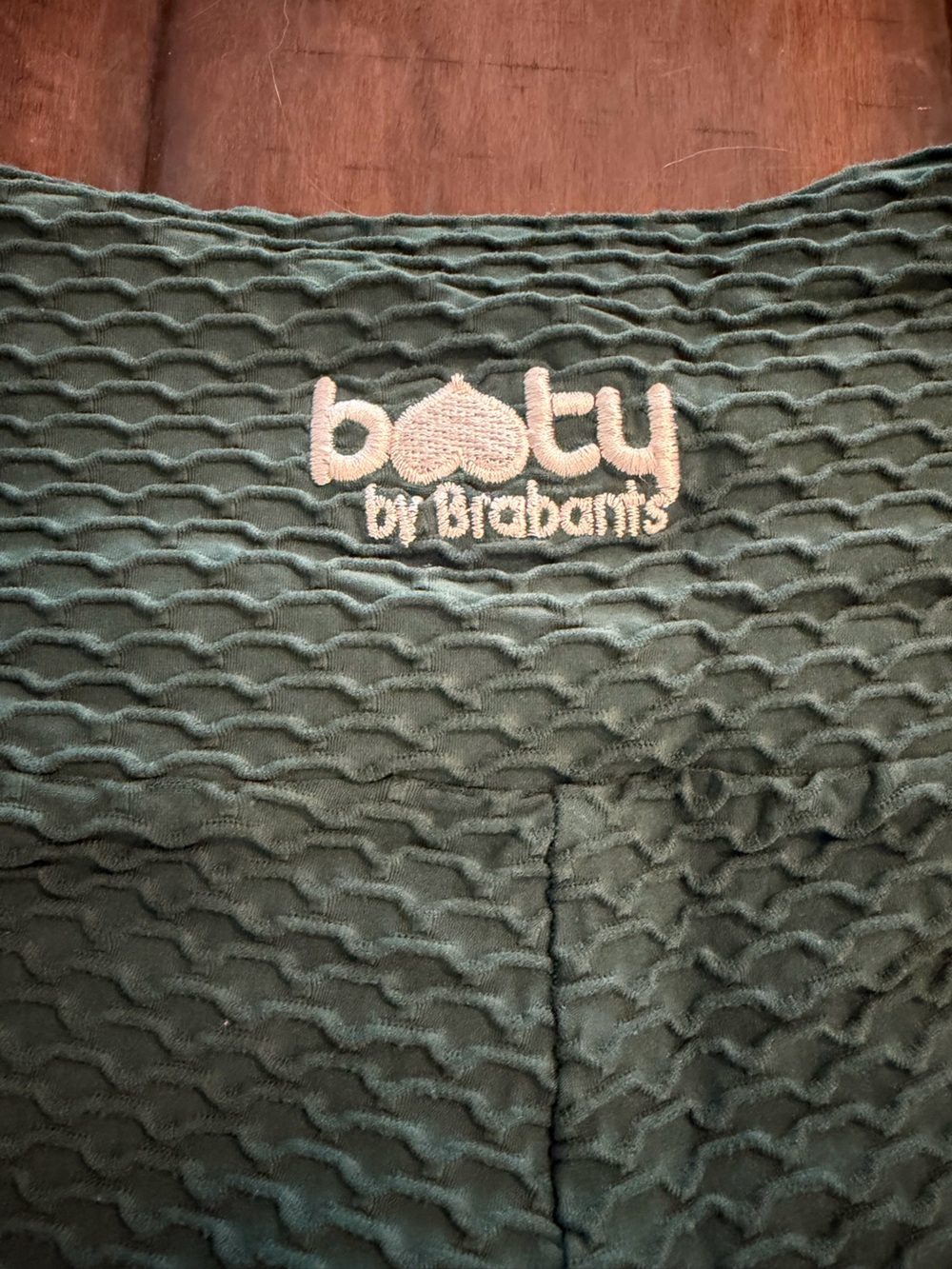 Booty by Brabants Croco skin leggings in Olive Green